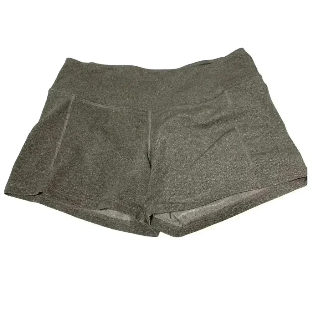 Leo Star Athletica shorts, 3 inch inseam, tons of stretch, charcoal gray